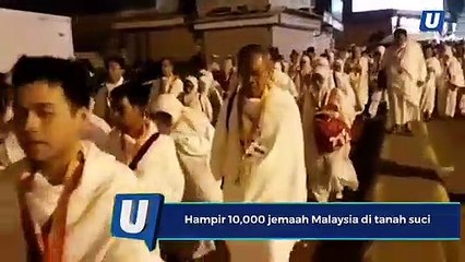 Hampir 10,000 jemaah Malaysia di tanah suci