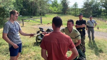 Opération prévention dans la zone protégée du Crêt des roches à Pont-de-Roide