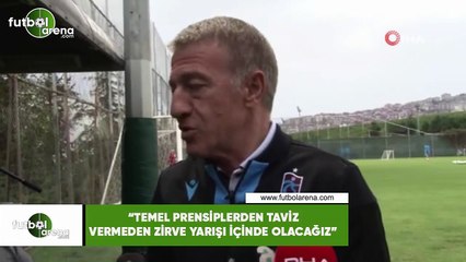 Ahmet Ağaoğlu: "Temel prensiplerden taviz vermeden zirve yarışı içinde olacağız"