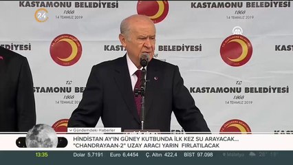 #CANLI MHP Lideri Bahçeli Kastamonu'da