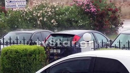 Καταιγίδα στη Λαμία