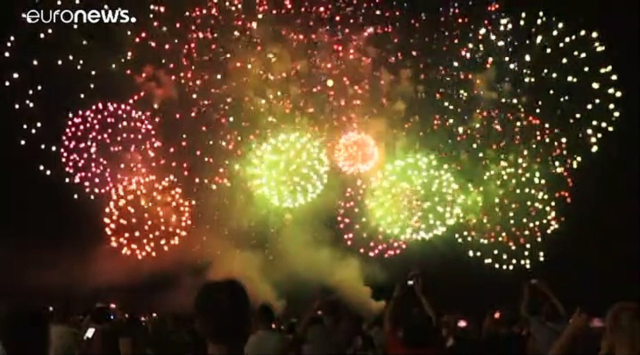 Nice : Premier feu d'artifice depuis l'attentat de 2016