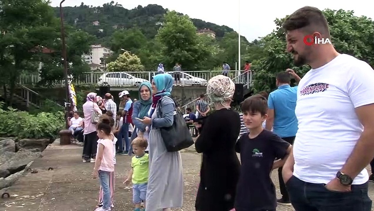 Teknelerin kıyasıya yarışı heyecanlı anlara sahne oldu