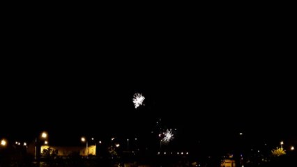 bouquet du feu d'artifice à Colmar