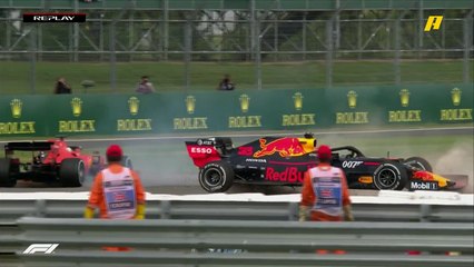 فرح بتقدم فيرشتابن ثم تعرض لصدمة قوية بعد ذلك.. شاهد رد فعل فريق ريد بول؟.