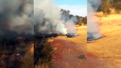 Internauta registra chamas de grandes proporções no Brasília