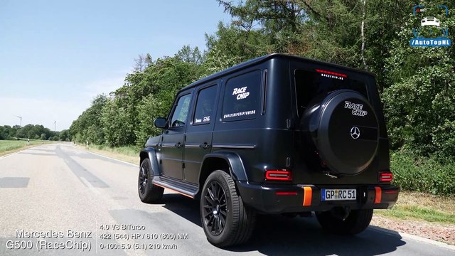 544HP Mercedes Benz G Class G500 RaceChip GTS 0-217km/h ACCELERATION & TOP SPEED by AutoTopNL