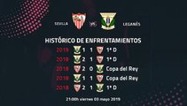 Previa partido entre Sevilla y Leganés Jornada 36 Primera División