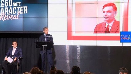 Bank of England celebrates 'outstanding' Alan Turing on new £50 note