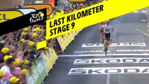 Last kilometer / Flamme rouge - Étape 9 / Stage 9 - Tour de France 2019