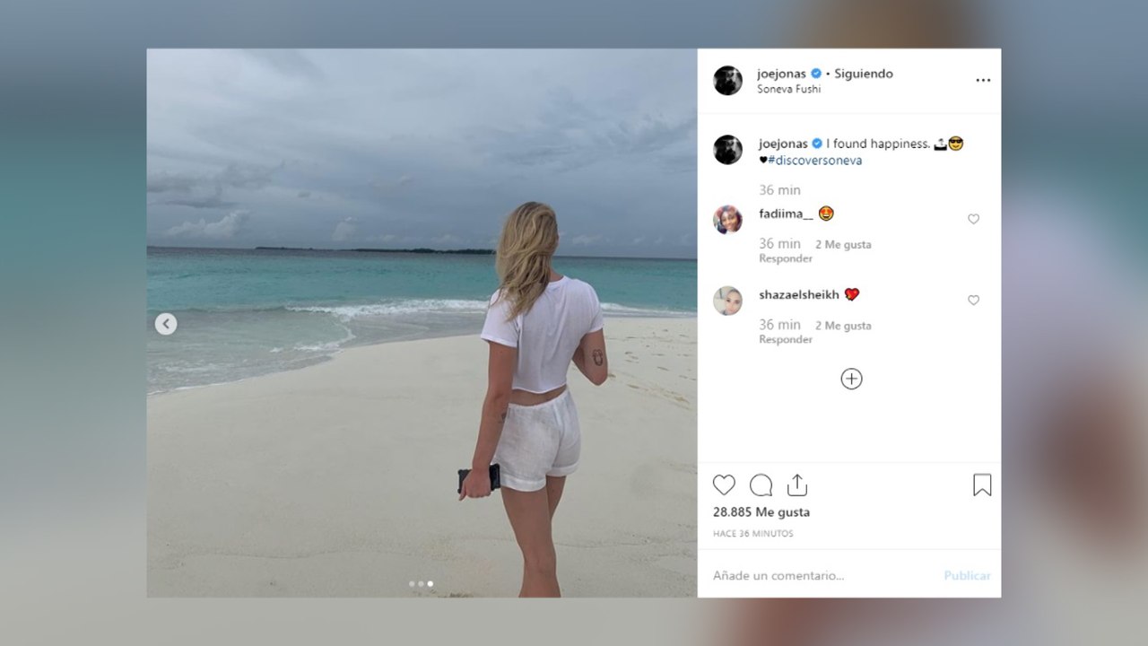 La luna de miel paradisíaca de Sophie Turner y Joe Jonas