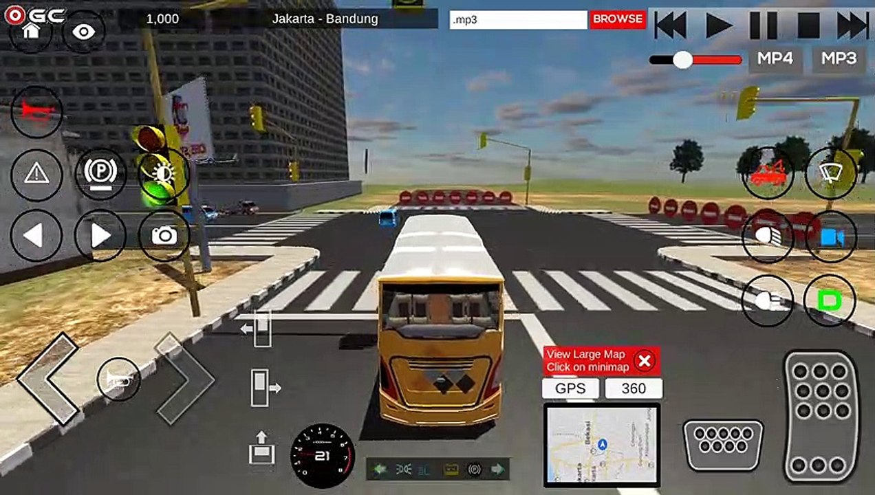 IDBS Bus Simulator - Jakarfta Bandung - Simulator Bus 3d Indonesia - Android gameplay