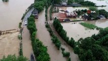 - Çin'in 9 Eyaletinde Sel Uyarısı- Hunan'da Evler Sular Altında Kaldı