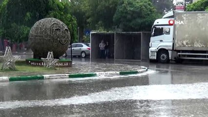 Kırklareli'de sağanak yağış