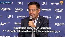 Bartomeu se défend après les accusations de l'Atlético de Madrid