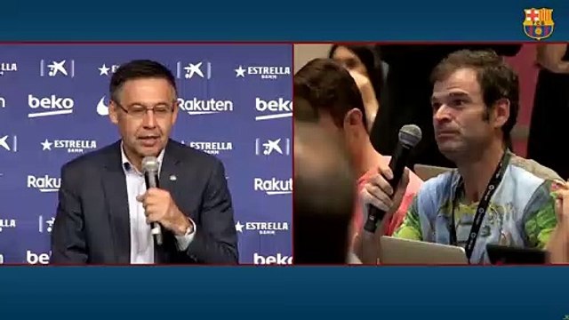 Bartomeu explique les négociations pour le transfert de Griezmann