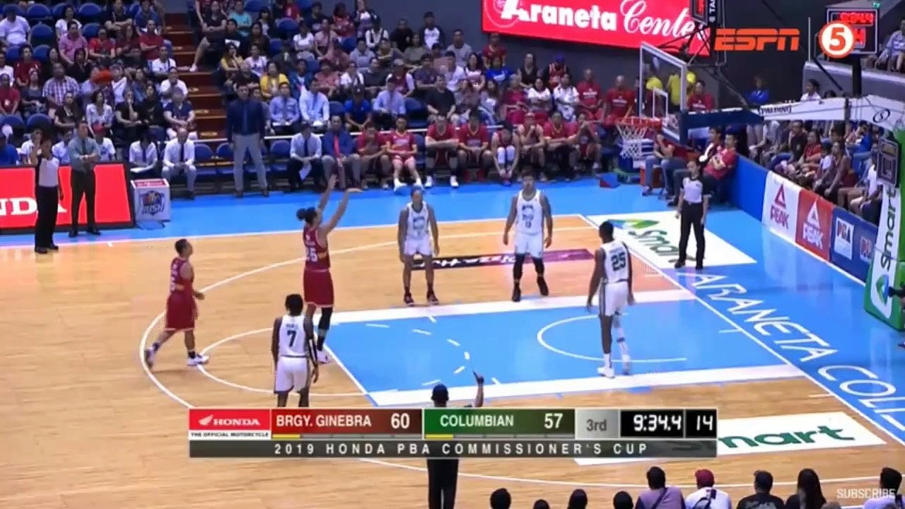 Ginebra vs Columbian - 3rd Qtr July 14, 2019 - Eliminations 2019 PBA Commissioners Cup