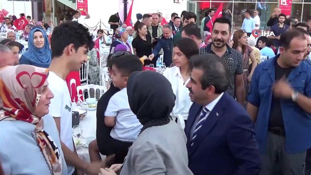 Şehit ve gazi aileleri 15 Temmuz yemeğinde buluştu