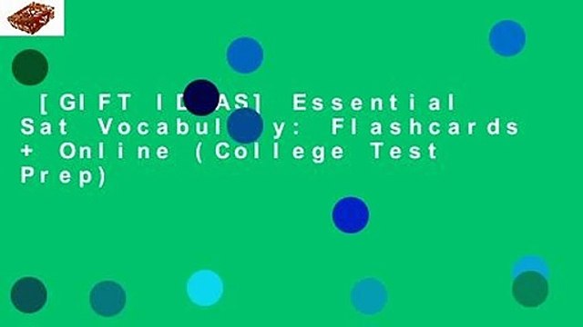 [GIFT IDEAS] Essential Sat Vocabulary: Flashcards + Online (College Test Prep)