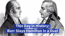 When Burr Killed Alexander Hamilton