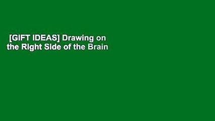 [GIFT IDEAS] Drawing on the Right Side of the Brain