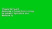 Popular to Favorit  Advances in Fungal Biotechnology for Industry, Agriculture, and Medicine by