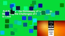 Full E-book  The Dichotomy of Leadership: Balancing the Challenges of Extreme Ownership to Lead