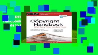 [NEW RELEASES]  The Copyright Handbook: What Every Writer Needs to Know