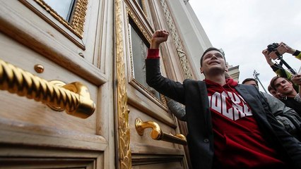 Tüntetés és őrizetbe vétel Moszkvában