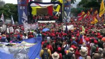 Seguidores de Maduro marchan en rechazo a 
