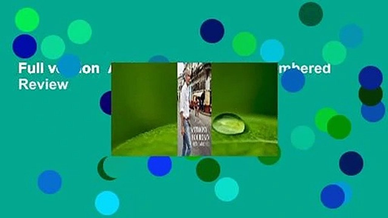 Full version  Anthony Bourdain Remembered  Review