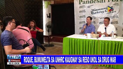 Roque, bumuwelta sa UNHRC kaugnay sa resolusyon ukol sa drug war