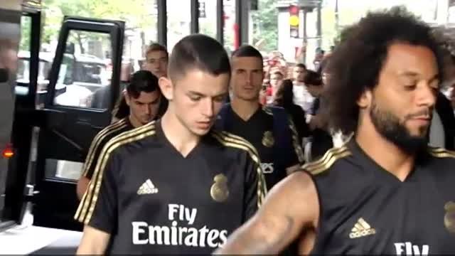 Florentino Pérez se suma a la concentración del Real Madrid