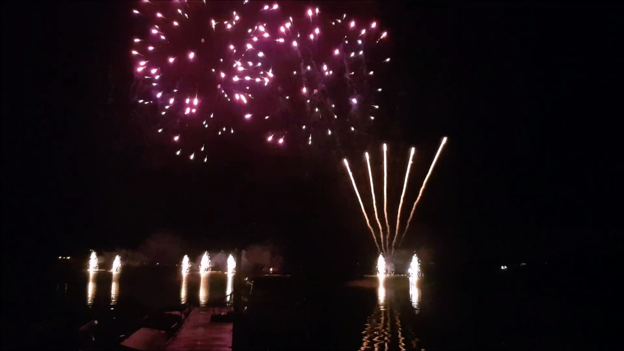 Feu d'artifice du lac de Gérardmer