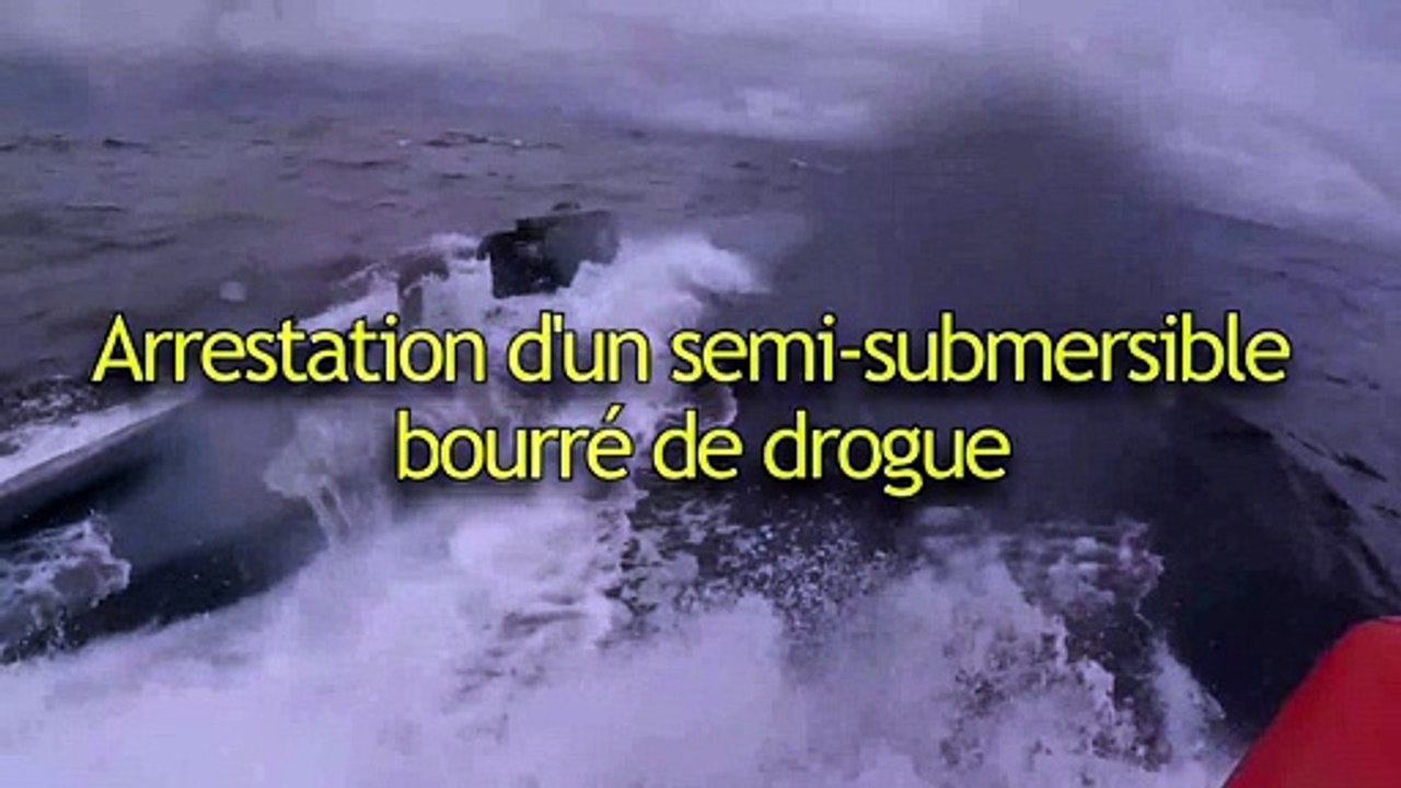 Arrestation d'ub semi-submersible bourré de drogue