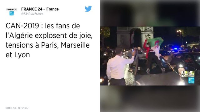 Lyon : Heurts et incendies de voitures après la liesse des fans de l’Algérie