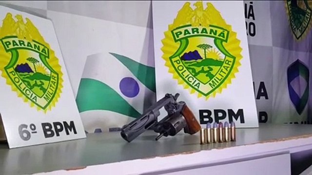 PM recupera carro, apreende arma e encaminha homem para delegacia