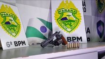 PM recupera carro, apreende arma e encaminha homem para delegacia