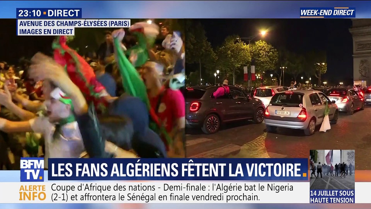 CAN 2019: les fans algériens fêtent la victoire