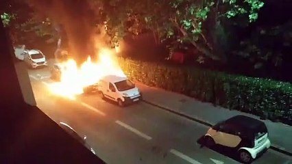 Deux voitures brûlées à Annemasse