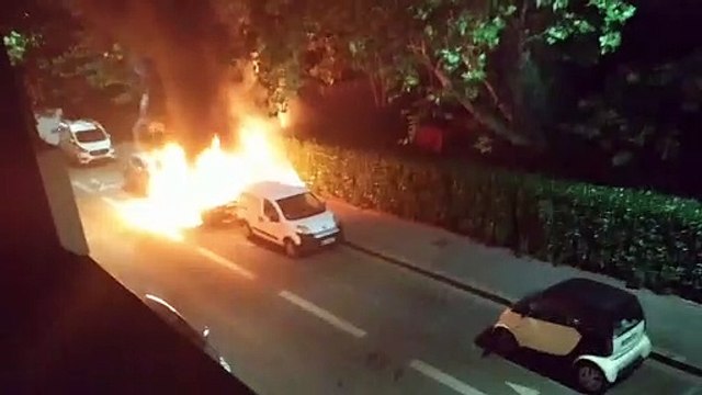 Deux voitures brûlées à Annemasse
