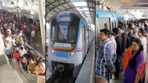 రోజురోజుకూ ప్రయాణికులను పెంచుకుంటున్న హైదరాబాద్ మెట్రో| Hyderabad Metro Passengers Growing Gradually