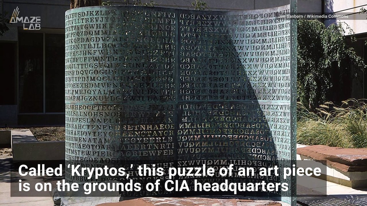 This Mysterious CIA Sculpture Has Stumped Code Breakers For 30 Years ...