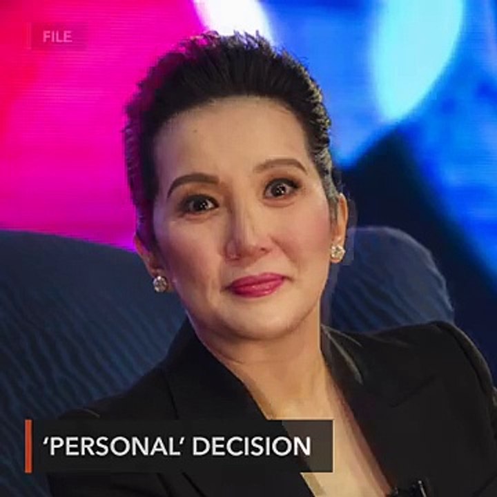 Kris Aquino defends decision not to vote for all Otso Diretso bets