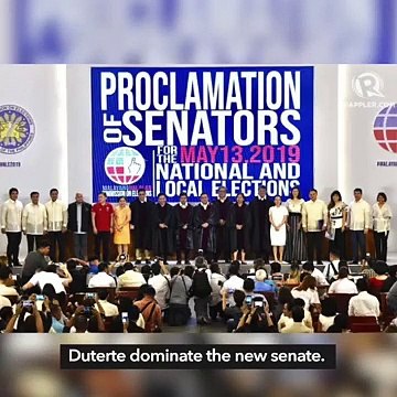 12 new senators proclaimed, boosting Duterte's power