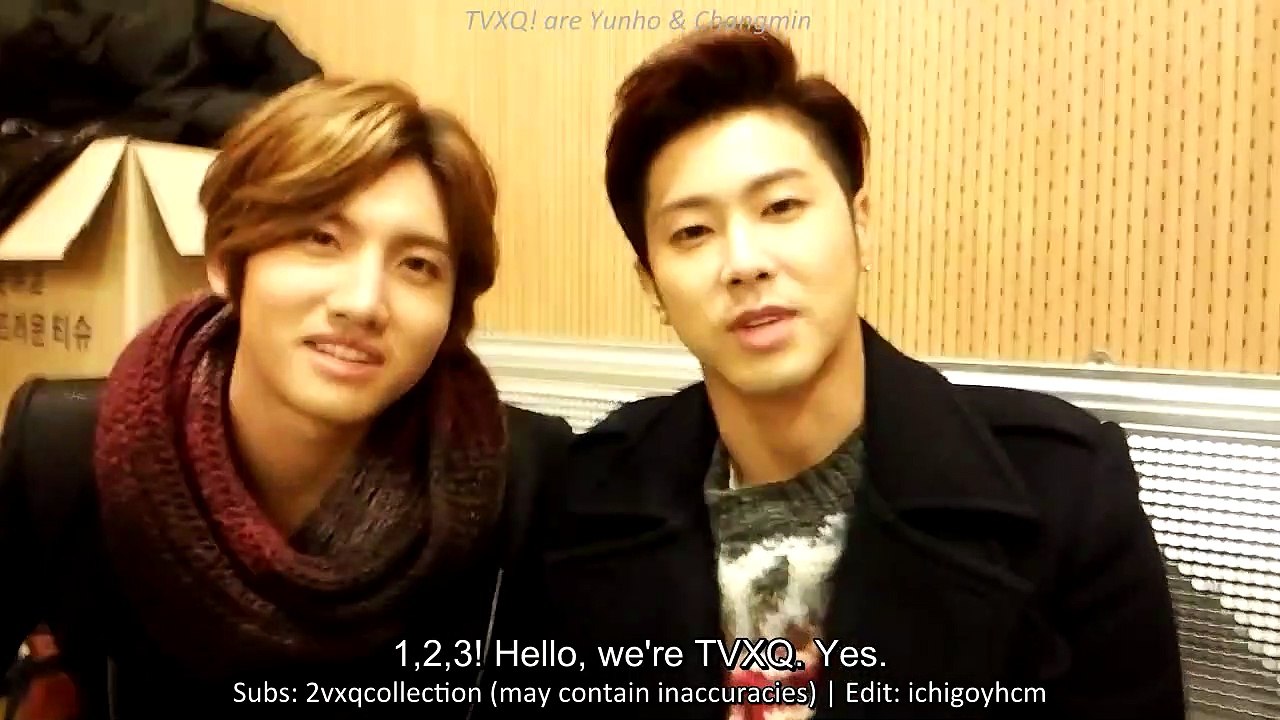[ENG SUB] 140109 TVXQ! Message to K-Pop Fans