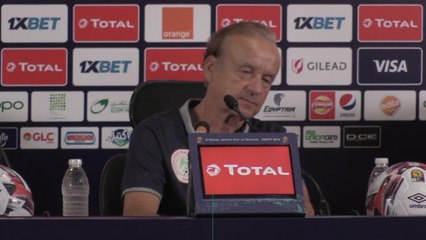 CAN 2019 - Rohr (Nigeria) : "C'était un super match, félicitations aux vainqueurs"