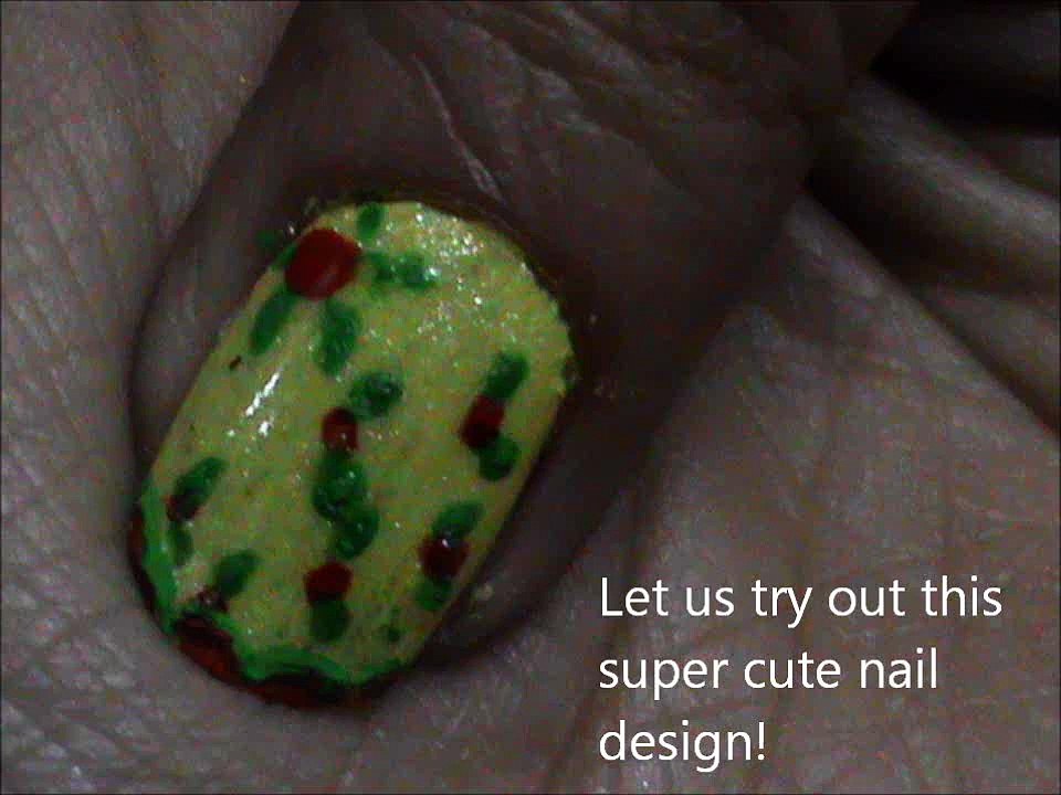 Summer Love! - Toothpick Nail Art Using it as a Dotting Tool !!