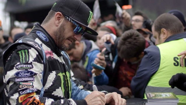 Ken Block at the Monza Rallye Show