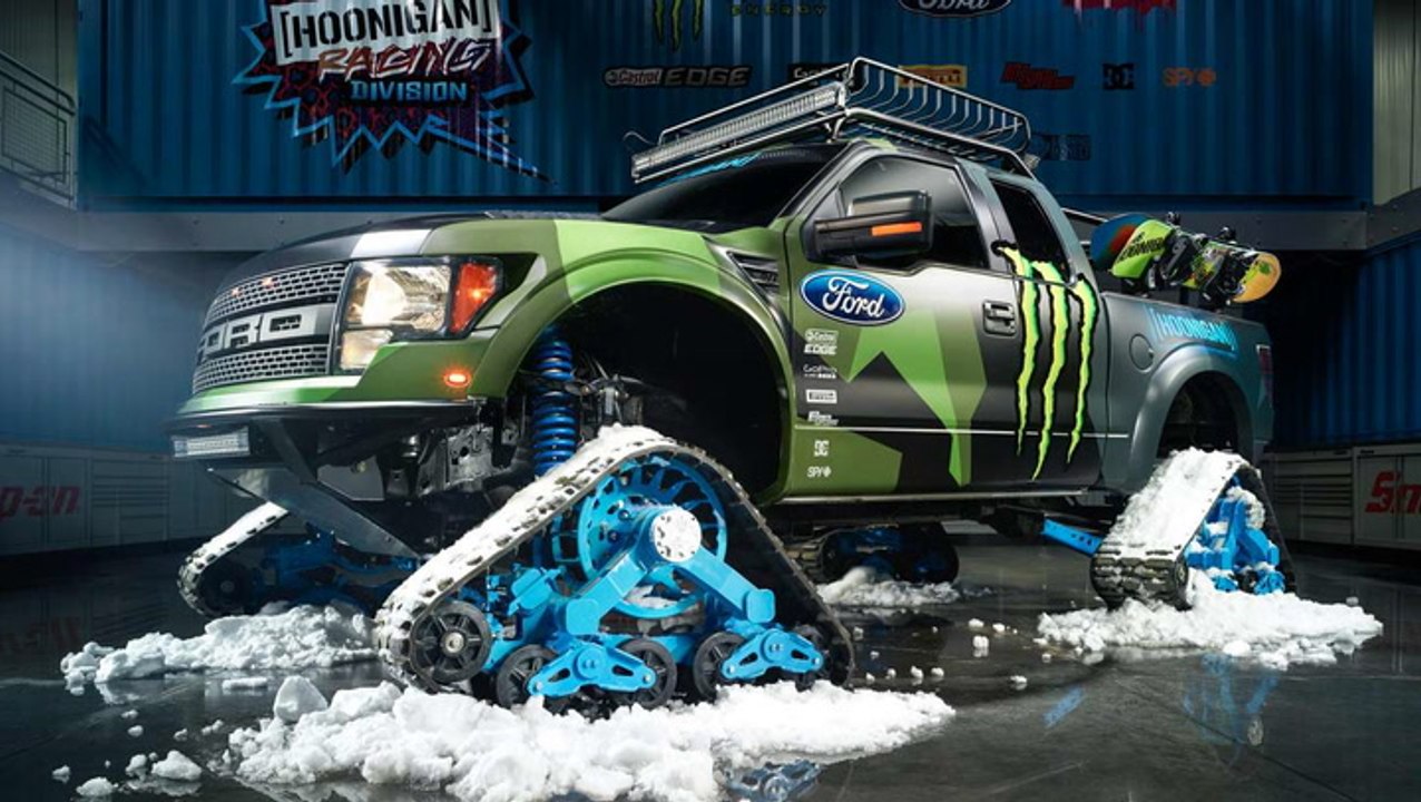 Riding with Ken Block in the Ford F-150 RaptorTRAX